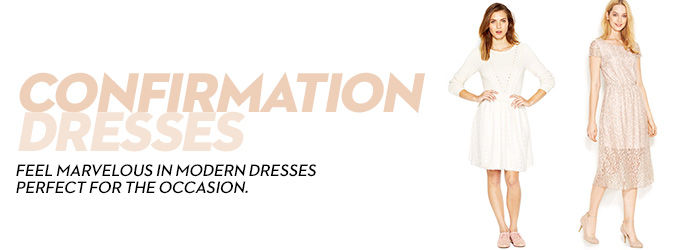 white confirmation dresses